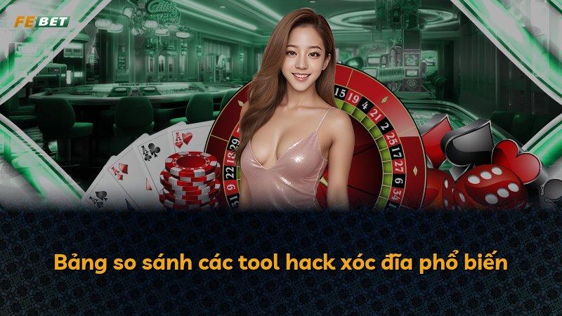 Bảng so sánh các tool hack xóc đĩa phổ biến