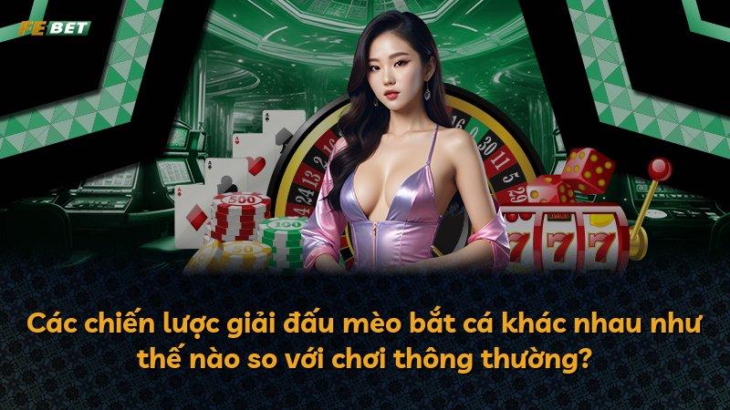 Các chiến lược giải đấu mèo bắt cá khác nhau như thế nào so với chơi thông thường?