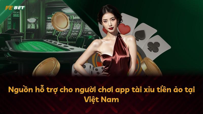 Nguồn hỗ trợ cho người chơi app tài xỉu tiền ảo tại Việt Nam