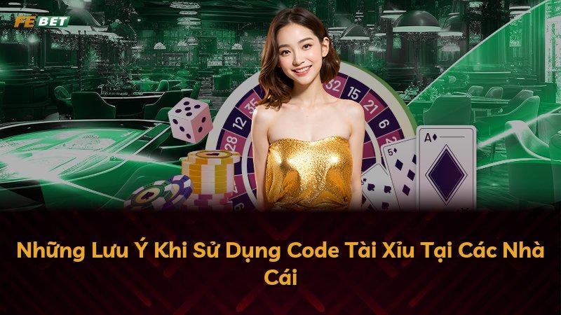 Những Lưu Ý Khi Sử Dụng Code Tài Xỉu Tại Các Nhà Cái