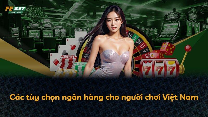 Các tùy chọn ngân hàng cho người chơi Việt Nam
