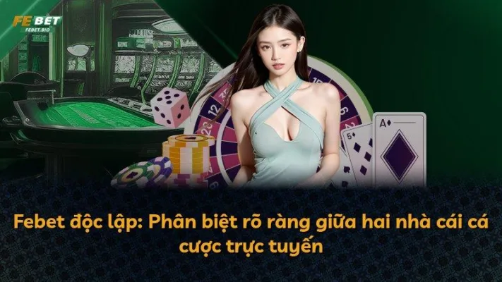 Febet độc lập: Phân biệt rõ ràng giữa hai nhà cái cá cược trực tuyến