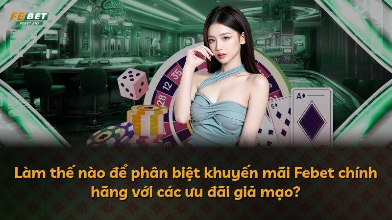 Làm thế nào để phân biệt khuyến mãi Febet chính hãng với các ưu đãi giả mạo?